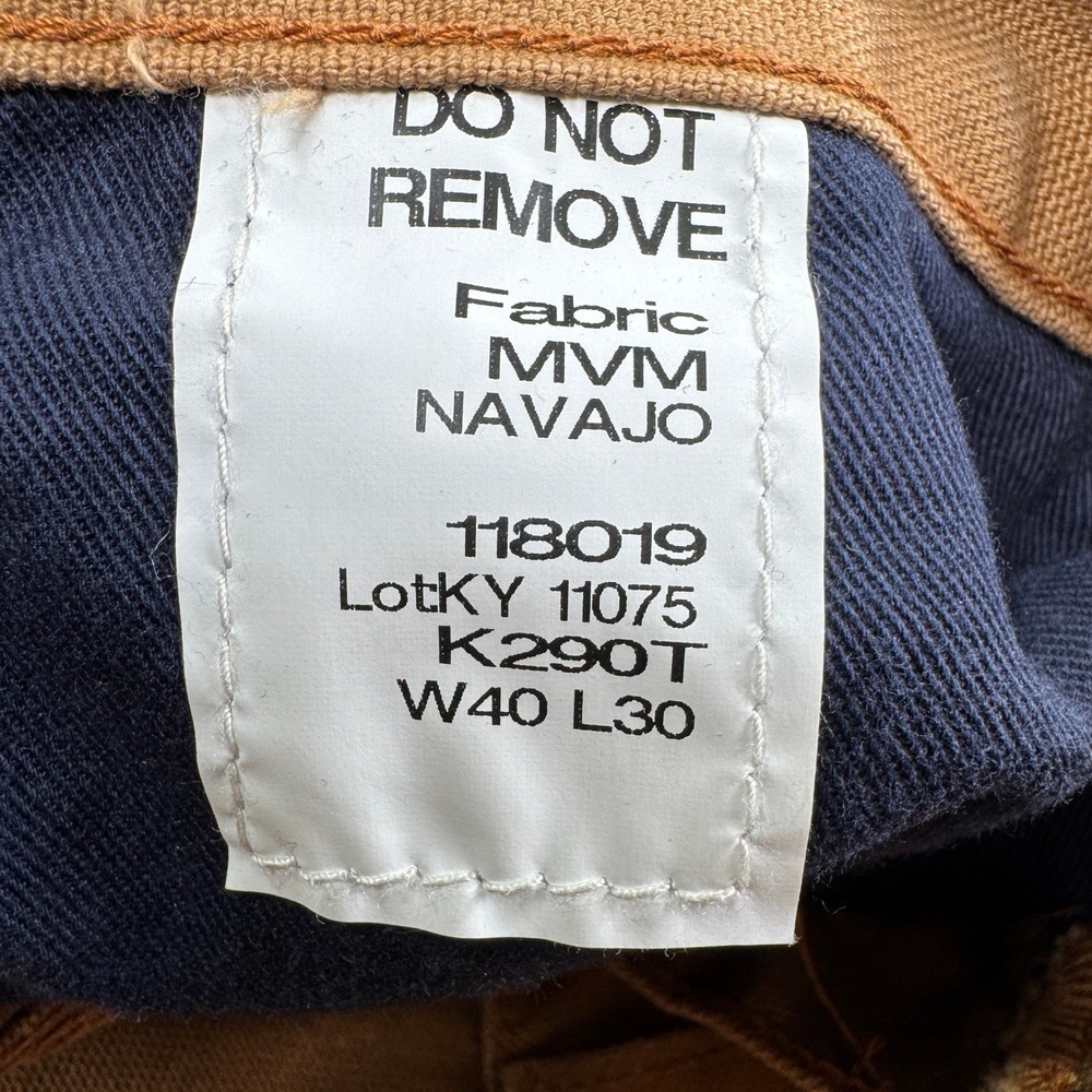 Tyndale Men's Work Pants Flame Resistant FR Navajo Carpenter Brown W40 L30 - Picture 8 of 10
